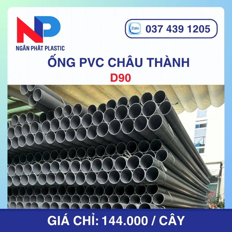 Ống Nhựa uPVC D90 Châu Thành Bơm Cát